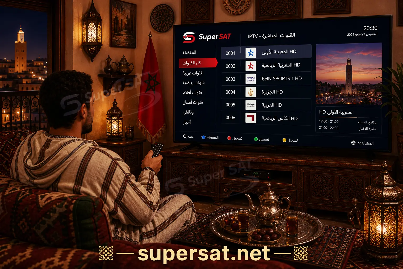 اشتراك IPTV في المغرب - IPTV in Morocco 4K