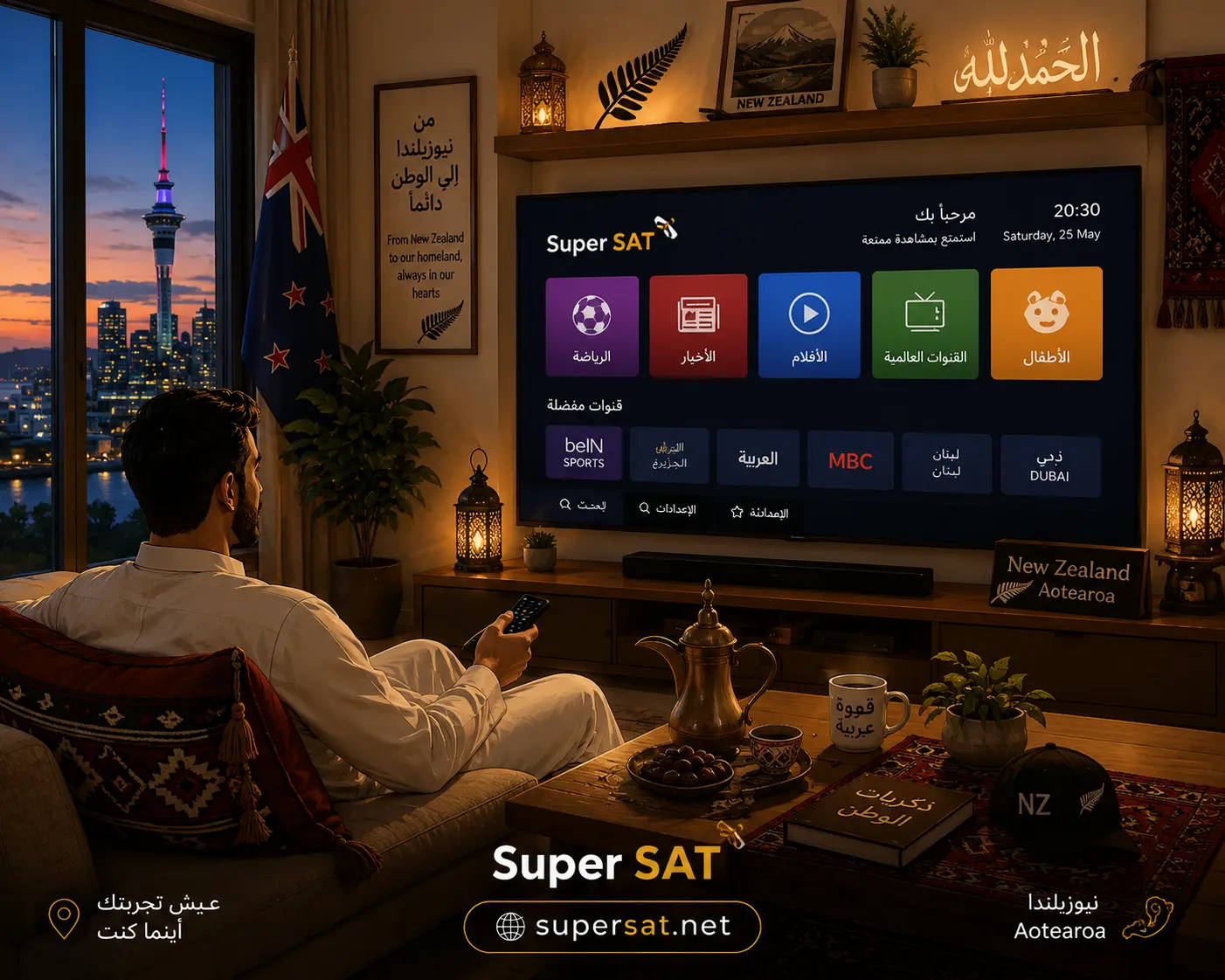 اشتراك IPTV في نيوزيلندا – IPTV in New Zealand 4K